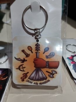 Chaveiro Fé nos Orixás